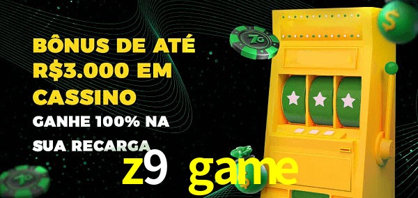 z9 game melhor bônus de depósito